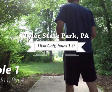 Disc Golf at Tyler State Park in PA