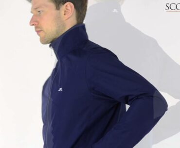 J Lindeberg Unda Sport Waterproof Jacket Navy/Purple