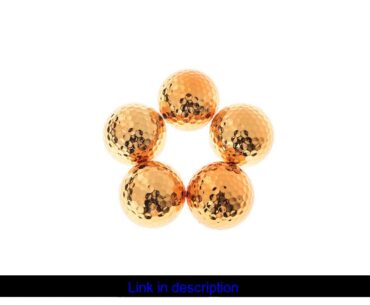 Sale 1Pc/2Pcs Plated Golf Ball Fancy Match Opening Goal Best Gift Durable Construction For Sporting