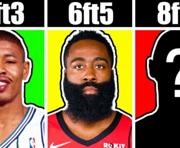 GREATEST Players Of Each Height In NBA History
