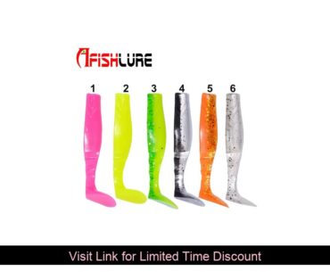 Afishlure Lure Fishing Bait 60mm/2.8g 8pcs/bag T Tail Artificial Lure Worms Pesca Texas Rig
