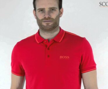 Hugo Boss Paule Pro Polo Shirt Open Red