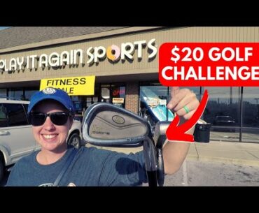 $20 PLAY IT AGAIN SPORTS GOLF CHALLENGE!! (Surprising!!)