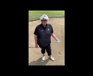 Dame Laura Davies - 9-Iron Bunker Shot