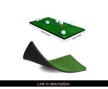 Sale Backyard Golf Mat Residential Training Hitting Pad Practice Rubber Tee Holder