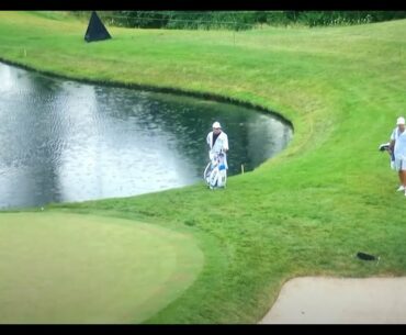 World #1 Jon Rahm chips in for bogey at the Memorial (SHOT OF THE TOURNAMENT!)