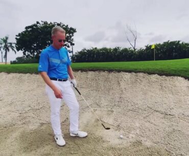 Dave’s Golf Tip of the Week - soft & high bunker shot