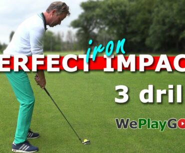 Perfect IMPACT with your IRONS - 3 simple golf drills