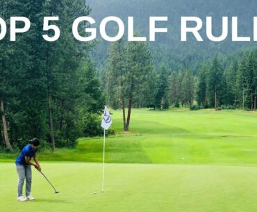 Golf Rules You Need To Know / Top 5