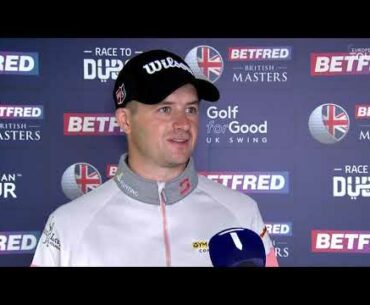 David Law says he struggled off the tee today at the Betfred British Masters