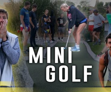 Roundnet/Spikeball Pros take on Mini Golf!! (Alternate Team Shot Variation)
