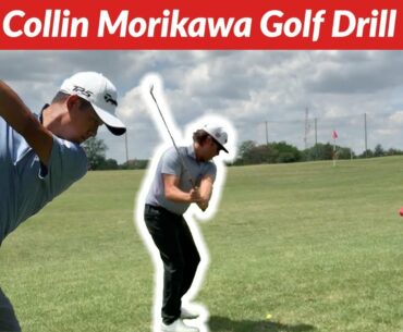 Learn what golf drill Collin Morikawa is doing on the PGA Tour