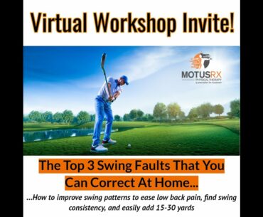 Top 3 Swing Faults You Can Correct at Home Webinar Replay