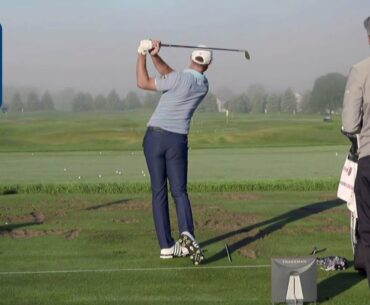 Dustin Johnson's range session at 3M Open