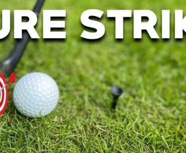STRIKE YOUR IRONS PURE WITH 1 SUPER SIMPLE DRILL ! - SIMPLE GOLF TIPS