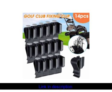 Sale 14pcs Golf Putter Clip On Clamp Holder Stand Organizer Golf Bag Clip for Golf Training Golf Ba