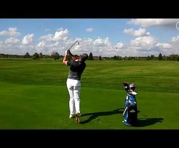 Execute a Full Swing with Ball Below Your Feet
