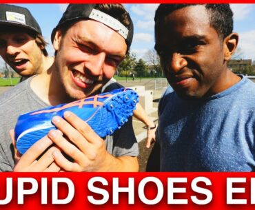 Parkour in RUNNING SPIKES?! - Stupid Shoes Parkour Ep16
