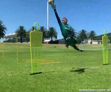 Cape Town City FC Goalkeeper Training-Explosive Reactions, Dynamic Movement, Speed