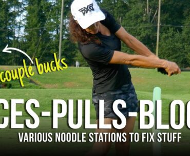 Golf Tip: Various Noodle Stations to Fix Stuff