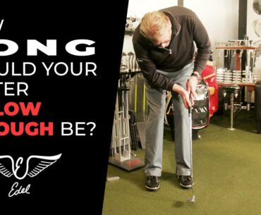 How long should your putter follow through be?