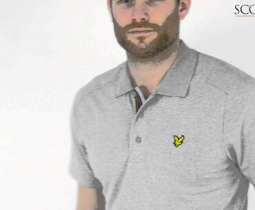 Lyle & Scott Hawick Tech Polo Shirt Grey Marl