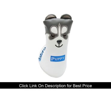 New Golf Putter Headcover PU Leather Dustproof Lovely Husky Animal Head Cover For Putter