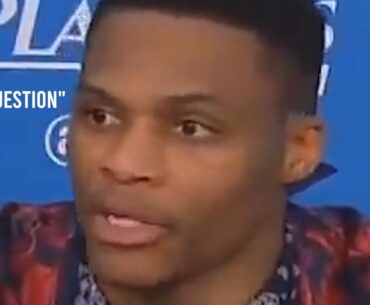 Russell Westbrook BULLYING NBA Reporters