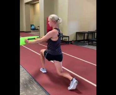Lunge with Rotation using the GravityFit TPro