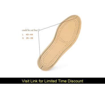 USHINE EU35-44 soft absorb sweat sports cushioning genuine leather men's latex women's insoles