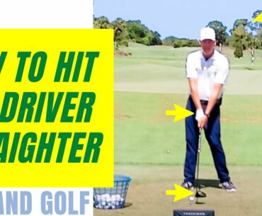 GOLF TIP | How To Hit The Driver Straighter