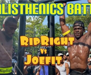 Calisthenics Battle: RipRight (Islaam) vs. JoeFit | Wingate Park, Brooklyn NY