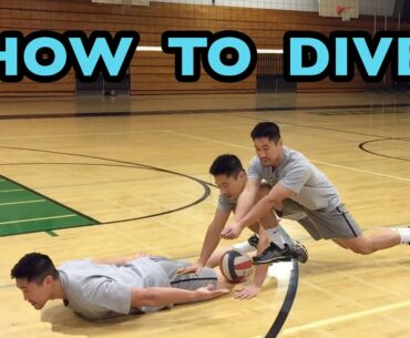 How to DIVE for a Volleyball - Volleyball Defense Tutorial