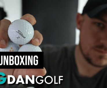 UNBOXING! - Golf Balls! Mark the golf ball guy sends me a prezzie!