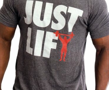 Ready for that "Just Lift" AX t-shirt? It's here!!