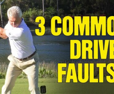 [GOLF DRIVER] 3 Common Setup Faults With Your Driver!