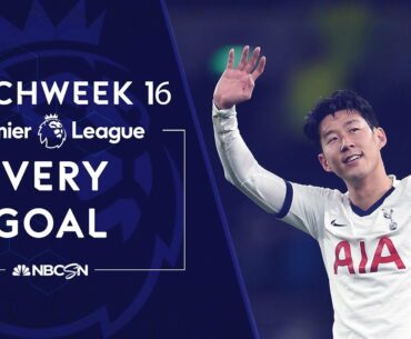 Every Premier League goal from Matchweek 16 | NBC Sports