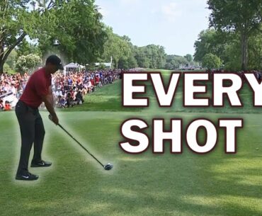 Tiger Woods 2018 PGA Championship Final Round | Every Shot