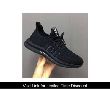 Mesh Running Shoes For Men Black Casual Sneakers Fashion Man LightWeight Summer Sports Shoes Comfor