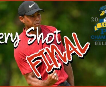 Tiger Woods Shot by Shot | Final Round | 2018 PGA Championship