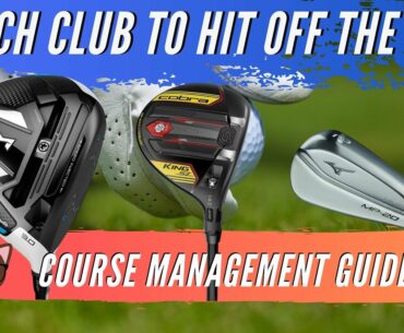 WHEN TO HIT DRIVER OFF THE TEE // Course Management Golf Strategy Guide