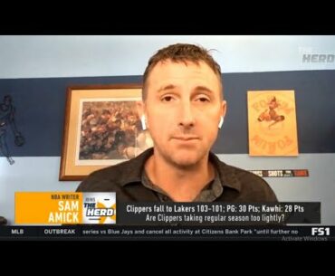 The Herd | Sam Amick "explain why" Clippers fall to Lakers 103-101 although duo Kawhi-PG 58 pts