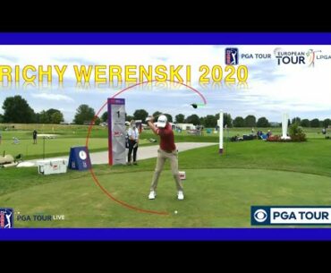 2020 Richy Werenski Powerful one plane golf swing Sequence, SUPER slow motion