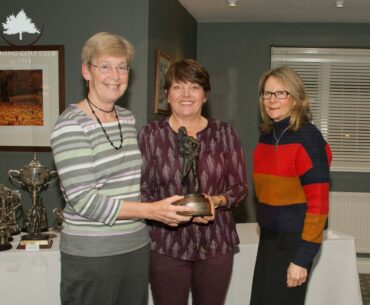 2016 Sonning Golf Club - Ladies Captain Jane Wearing - Presentation Evening