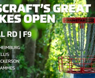 2020 DISCRAFT'S GREAT LAKES OPEN | FINAL RD, F9 | Heimburg, Ellis, Dickerson, Hammes