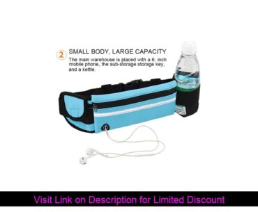 Outdoor Running Waist Bag Waterproof Anti-theft Mobile Phone Holder invisible kettle Belt Belly Bag