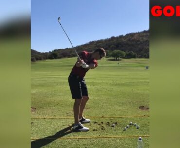 Professional Golfer Thomas Detry golf swing slowmotion | GOLF VN