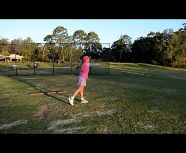 Ellianna Macrae Golf Swing