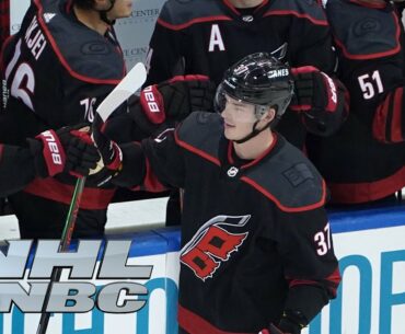 Andrei Svechnikov makes history with Hurricanes' first playoff hat trick | NHL | NBC Sports