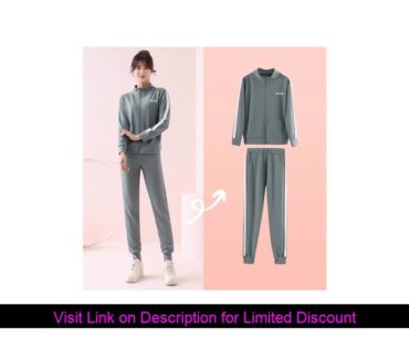 women's tracksuit yoga set long sleeve zipper sport suit two piece set running tights workout for w
